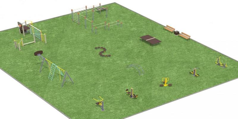 Дизайн проект спортплощадки разновозрастной  в Уфе Дизайн проект спортплощадки разновозрастной  в Уфе