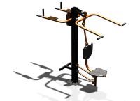 Уличный тренажер "Верхняя тяга Брусья Пресс" УТ339 в Уфе