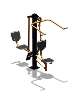 Уличный тренажер "Верхняя тяга Жим ногами" УТ322 в Уфе