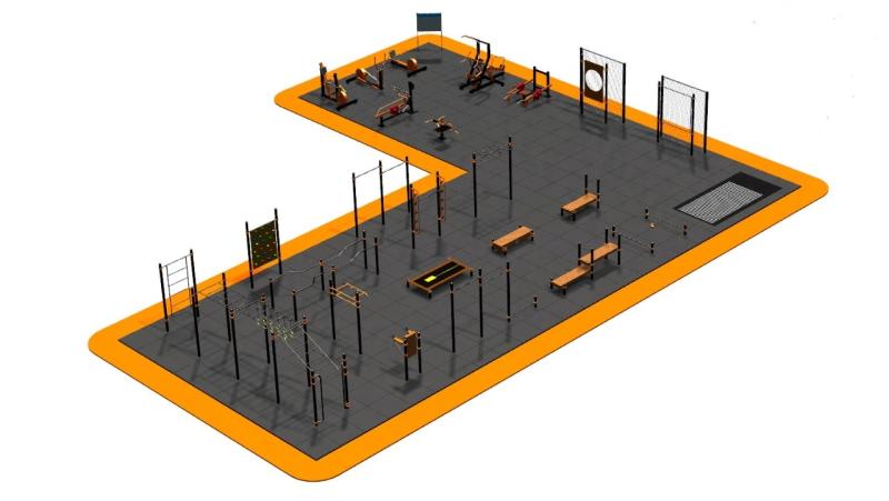 Дизайн проект спортплощадки Угловая в Уфе Дизайн проект спортплощадки Угловая в Уфе