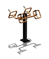 Уличный тренажер  "Штурвал двойной"  УТ201 в Уфе