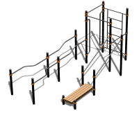 Спортивный комплекс воркаут ВС-194 в Уфе