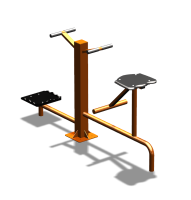 Уличный тренажер "Твистер стоя Твистер сидя" УТ323 в Уфе