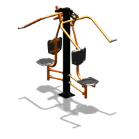 Уличный тренажер  "Верхняя тяга двойная"  УТ207 в Уфе