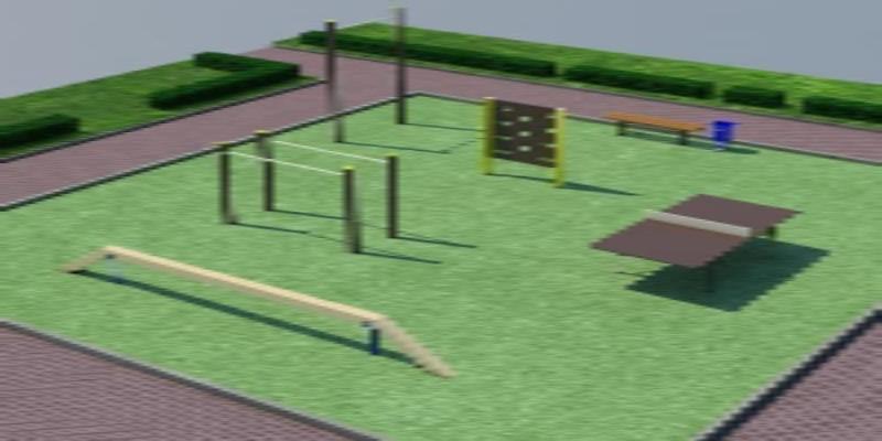 Проект спортплощадки мини спорт  в Уфе Проект спортплощадки мини спорт  в Уфе