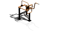 Силовой уличный тренажер  "Приседания"  УТ404 в Уфе