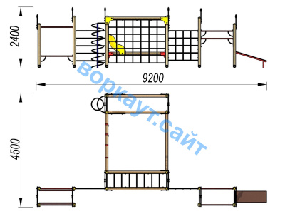 Детский спортивный комплекс ДСК 3102 в Уфе