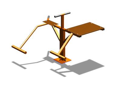 Уличный тренажер "Пресс Гиперэкстензия" УТ327 в Уфе