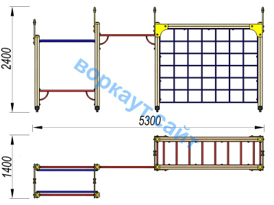 Детский спортивный комплекс Атлет ДСК 3106 в Уфе