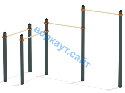 Турник двойной с брусьями ВС-17 в Уфе