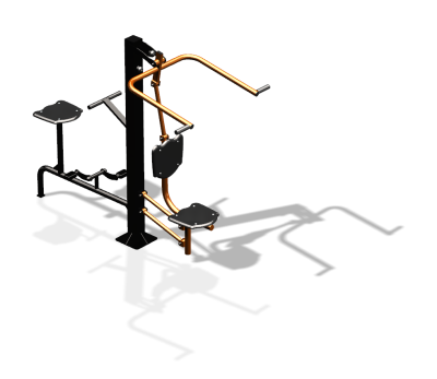 Уличный тренажер "Верхняя тяга Вело" УТ340 в Уфе