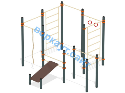 Спортивный комплекс воркаут ВС-47 в Уфе