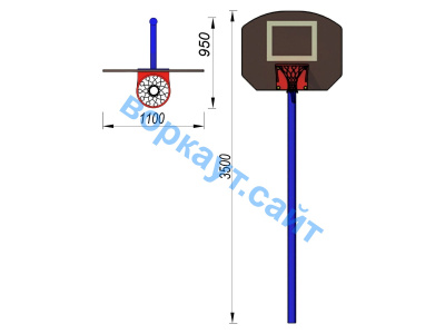 Баскетбольный щит СИО 3510 в Уфе