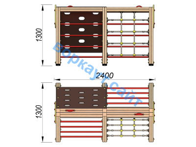 Детский спортивный комплекс ДСК 3203 в Уфе