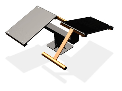 Уличный тренажер  "Скамья для пресса двойная"   УТ213 в Уфе