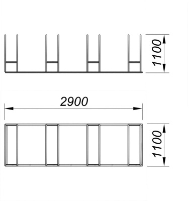 Велопарковка МАФ 6002 в Уфе