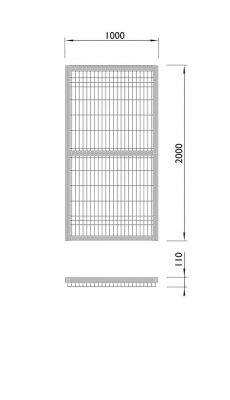 Калитка спортивной площадки МАФ 5105 в Уфе