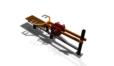 Силовой уличный тренажер  "Жим лежа"  УТ411 в Уфе