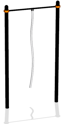 Турник с гимнастическим канатом ВС-34 в Уфе