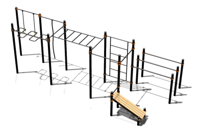 Спортивный комплекс воркаут ВС-77 в Уфе