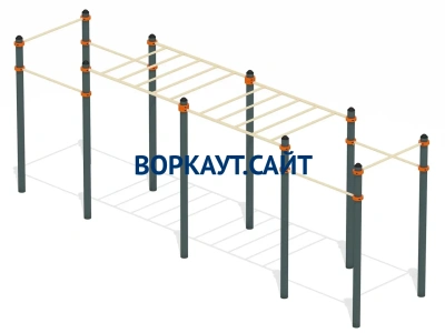 Воркаут рукоход с турниками ВС-23 в Уфе