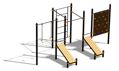 Спортивный комплекс воркаут ВС-125 в Уфе Спортивный комплекс воркаут ВС-125 в Уфе