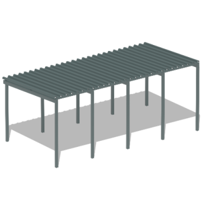 Теневой навес трибун МАФ 4130 в Уфе
