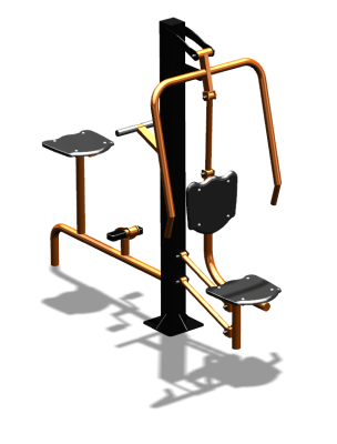 Уличный тренажер "Жим от груди Вело" УТ321 в Уфе