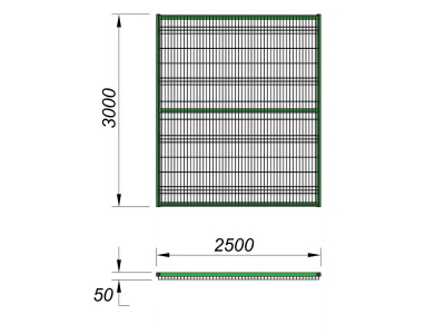 Ограждение спортивной площадки 2500х3000 МАФ 5103 в Уфе