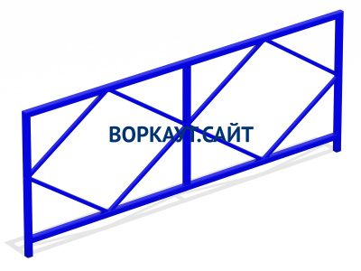 Ограждение площадки МАФ 5001 в Уфе