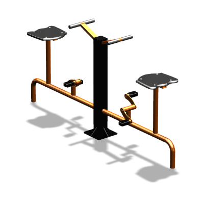 Уличный тренажер  "Вело двойной"   УТ211 в Уфе