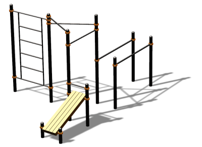 Спортивный комплекс воркаут ВС-140 в Уфе