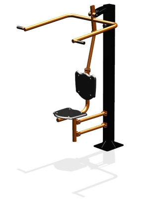 Уличный тренажер "Верхняя тяга одинарный" УТ 114 в Уфе