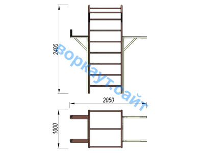 Детский спортивный комплекс 3 в 1 ДСК 3103 в Уфе