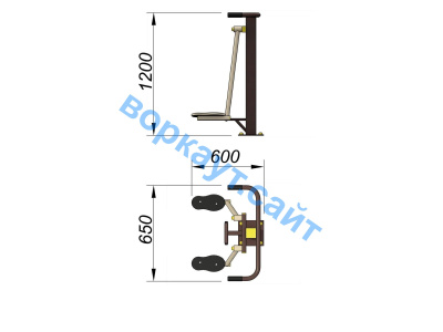 Уличный тренажер Атлетический комплекс УТ 010 в Уфе