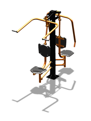 Уличный тренажер "Жим от груди Верхняя тяга" УТ314 в Уфе