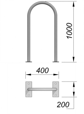 Велопарковка МАФ 6001 в Уфе