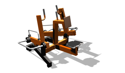 Силовой уличный тренажер  "Рычажная тяга"  УТ419 (тренажер находится на оптимизации у производства  и внешне может отличится от заявленной картинки в Уфе