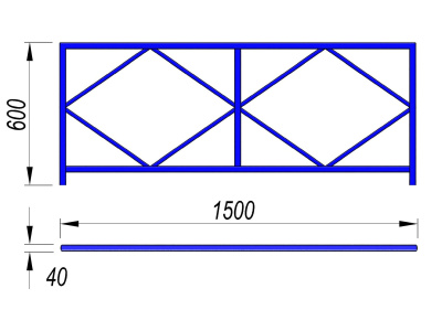 Ограждение площадки МАФ 5001 в Уфе