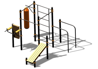 Спортивный комплекс воркаут ВС-93 в Уфе