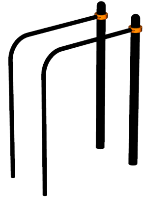 Воркаут брусья приставные ВС-39 в Уфе