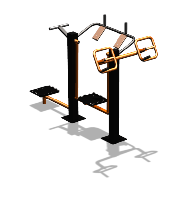 Уличный тренажер "Штурвал Пресс Супертвистер" УТ301 в Уфе