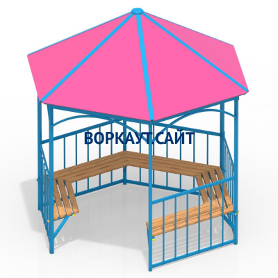 Беседка с лавками МАФ 4120 в Уфе