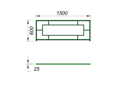 Ограждение площадки МАФ 5000 в Уфе