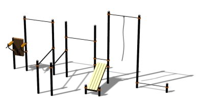 Спортивный комплекс воркаут ВС-90 в Уфе