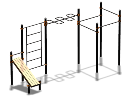 Спортивный комплекс воркаут ВС-74 в Уфе