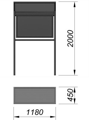 Информационный стенд МАФ 6006 в Уфе